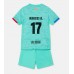 Barcelona Marcos Alonso #17 Babykleding Derde Shirt Kinderen 2023-24 Korte Mouwen (+ korte broeken)